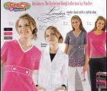 Katherine Heigl pose pour un catalogue de vêtements hospitaliers