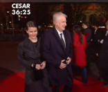 André Dussollier vient d'arriver au théâtre du Châtelet (Paris).