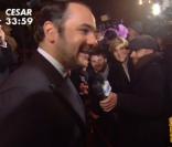 François-Xavier Demaison vient d'arriver au théâtre du Châtelet (Paris).