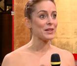 Malgré une soirée chargée au théâtre pour elle, la magnifique Audrey Dana a fait un saut au théâtre du Châtelet.