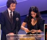 Hafsia Herzi et Marc-André Grondin remettent le César du Meilleur court-métrage.