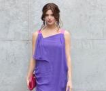 Ashley Greene à Milan, arrivant au défilé Giorgio Armani, le 27 février 2010