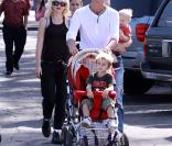 Gwen Stefani, Gavin Rossdale et leurs enfants (28 février 2010 au zoo de Los Angeles)