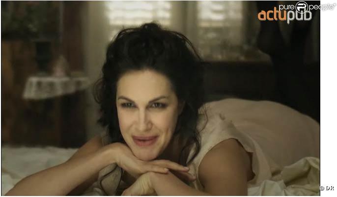 Helena Noguerra tourne pour la publicité Rocher Suchard