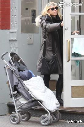 Naomi Watts et son fils Samuel Kai à New York