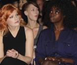 Micky Green et Aïssa Maïga au défilé Jean-Paul Gaultier à Paris