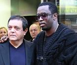 P. Diddy dans la boutique Edouard Nahum à Paris, le 4 mars 2010