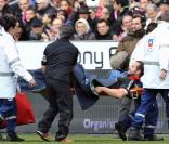 Saison terminée pour Frédéric Michalak, victime d'une rupture des ligaments du genou gauche le 6 mars 2010