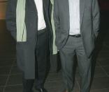 Bruno Gaccio et Pierre Lescure, ancien patron de Canal+.