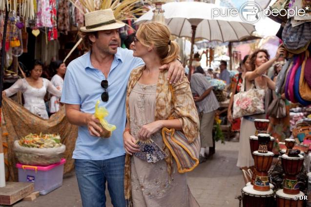 Julia Roberts et Javier Bardem dans le film Eat, Pray, Love