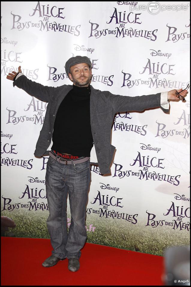 Pierre-François Martin-Laval, alias PEF, lors de la première d'Alice au pays des merveilles à Paris le 15 mars 2010