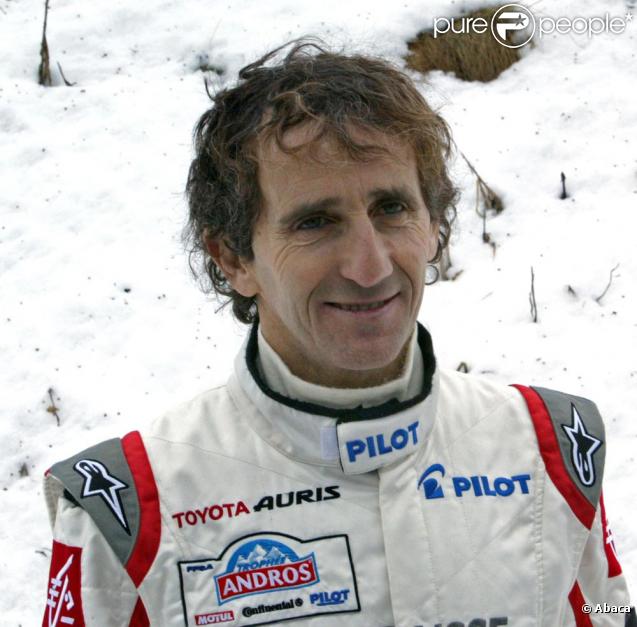 Alain Prost dans un spot publicitaire pour Groupama.