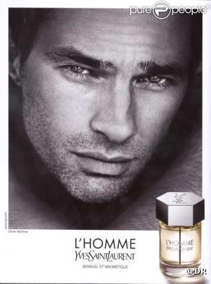 Olivier Martinez pour L'Homme de Yves Saint Laurent