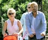 Britney Spears et ses deux fils, accompagné de son amoureux Jason Trawick