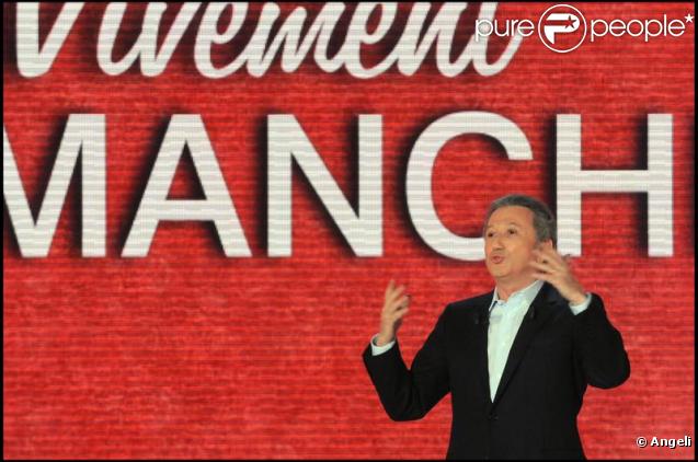 Michel Drucker sur son plateau  de Vivement Dimanche (17 mars 2010)
