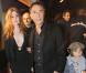 Richard Berry et ses enfants, à l'occasion de l'avant-première de L'immortel , qui s'est tenue au Gaumont Opera, à Paris, le 22 mars 2010.