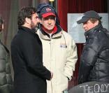 Eric Cantona en visite éclair à Manchester, le 22 mars 2010 !