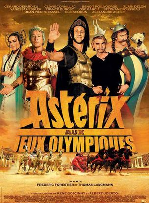 Affiche d'Astérix aux jeux olympiques