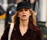 Kyra Sedgwick en après-midi shopping avec son mari Kevin Bacon et leur fille Sosie, dans le quartier de SoHo à Manhattan, à New York, le 31 mars 2010.