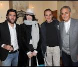 David et Patrick Frèche avec Zabou Breitman et Elie Semoun à la soirée LOFT <i>design by</i>... qui fêtait ses 20 ans et la réouverture de sa boutique de la rue Rennes. Le 1er avril 2010