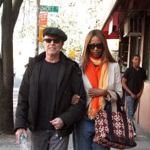 David et Iman Bowie à New York le 2 avril 2010