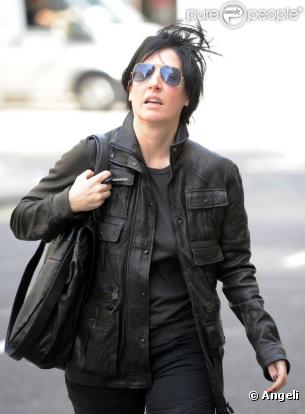 Sharleen Spiteri dans les rues de Londres. Le 6 avril 2010