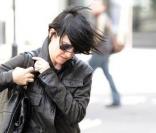 Sharleen Spiteri dans les rues de Londres. Le 6 avril 2010