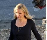 Cameron Diaz sur le tournage de Bad Teacher en Californie le 7 avril 2010