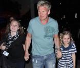 Gordon Ramsay en famille (7avril 2010, Californie)
