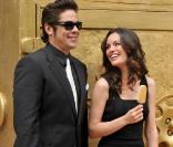 Benicio del Toro et Caroline Correo à Barcelone lors du tournage de la publicité Magnum