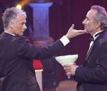 Franck Dubosc et Antoine Duléry lors du 49e Gala de l'Union des artistes 2010 au Cirque d'Hiver