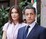 Carla Bruni et Nicolas Sarkozy en mars 2009