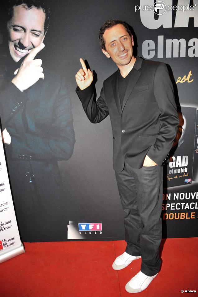 Gad Elmaleh se produira une dernière fois au Palais des Sports de Paris, ce soir. Une représentation qui sera diffusée en direct sur TF1.