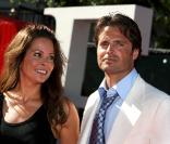 Brooke Burke, ici avec son époux et père de ses enfants, David Charvet.