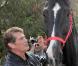 Le 24 avril 2010, David Hasselhoff a fait ami-ami avec un cheval en Allemagne avant d'aller faire son come-back musical dans une émission !