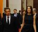 Le couple présidentiel français, Nicolas Sarkozy et Carla Bruni, à Pékin, en Chine. 28/04/2010