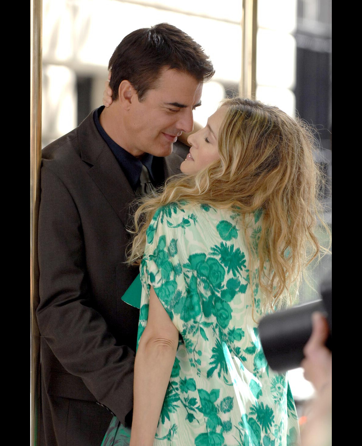 Photo Sarah Jessica Parker Sur Le Tournage De Sex And The City Avec Son Amour Mr Big Jou