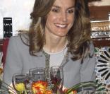 Letizia d'Espagne honorée au club de la presse à Madrid. Le 4 mai 2010