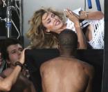 Kylie Minogue sur le tournage de son nouveau clip,  All the Lovers , à Los Angeles, le 8 mai 2010 !