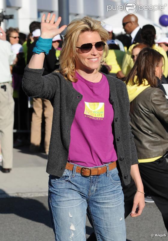Elizabeth Banks lors de la Oprah's Walk For A Better Life, le 9 mai 2010 à New York 