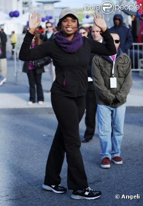 Jennifer Hudson lors de la Oprah's Walk For A Better Life, le 9 mai 2010 à New York 