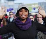 Jennifer Hudson lors de la Oprah's Walk For A Better Life, le 9 mai 2010 à New York 