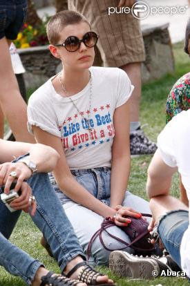 Le top model britannique Agyness Deyn