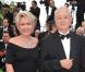 Françoise Laborde et Jean-Claude Paris sur le tapis rouge pour l'ouverture du festival de Cannes le 12 mai 2010