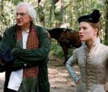 Bertrand Tavernier et Mélanie Thierry sur le tournage de<i> La princesse de Montpensier</i>, en sélection officielle au Festival de Cannes 2010.