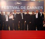 L'équipe du du Grand Journal de Canal +, au 63e festival de Cannes.