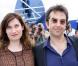 Atom Egoyan et Emmanuelle Devos lors du photocall du jury de Cinéfondation. Le 19/05/2010