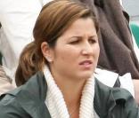 Mirka Vavrinec à Roland-Garros, le 30 mai 2010. Elle est allée soutenir son mari Roger Federer ! 