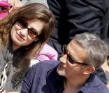 Emmanuelle Devos et Jean-Pierre Lorit, à Roland-Garros, le 31 mai 2010.