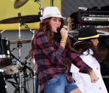 Miley Cyrus en concert en juillet 2008 